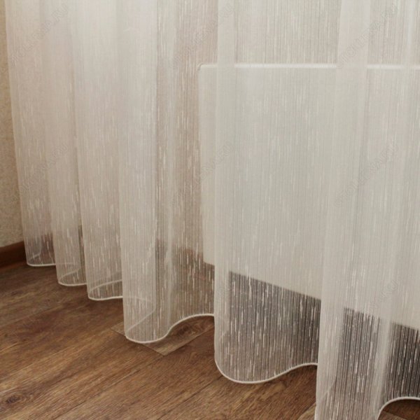 Органза дождик шампань