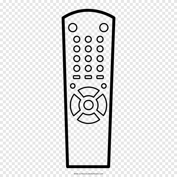 Раскраска пульт от телевизора