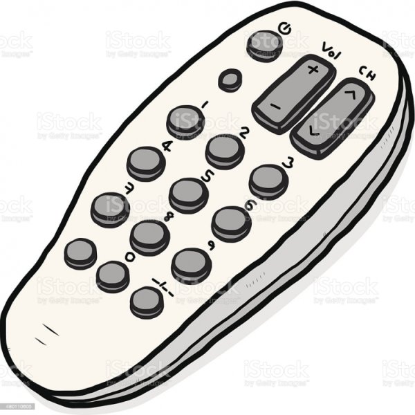 Пульт от телевизора мультяшный