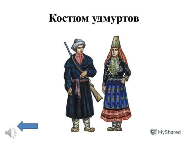Национальные костюмы народов России удмурты