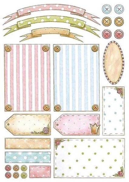 Распечатки для скрапбукинга