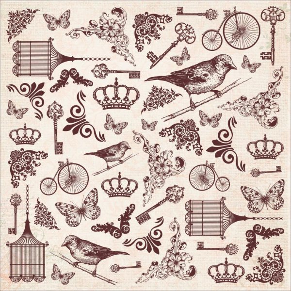 Элементы для скрапбукинга