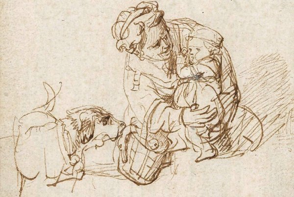 Офорт Рембрандт 1633