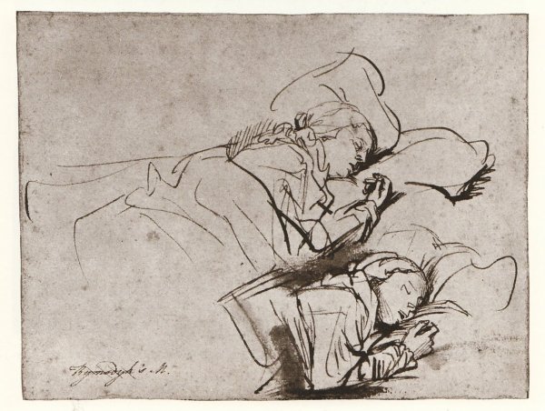 Рембрандт Наброски