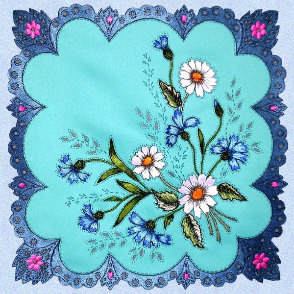 Гильоширование салфетки