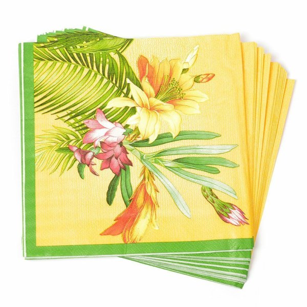 Салфетки бумажные 33х33см 3-х слойные Art Decor