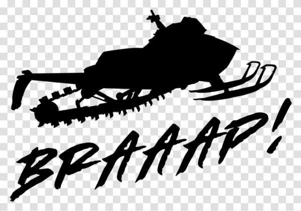 Снегоход мультяшный