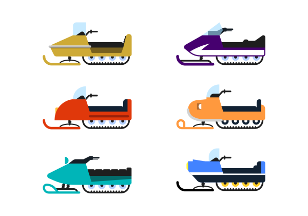 Смайлик снегоход