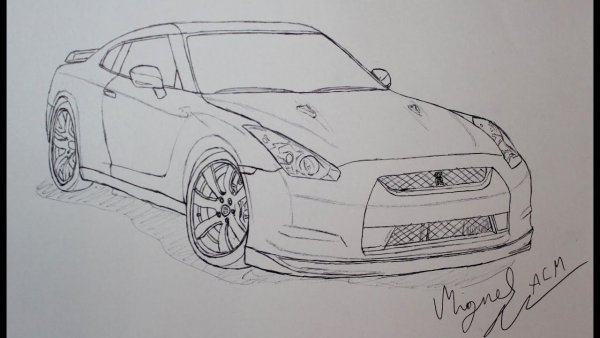Nissan r35 draw