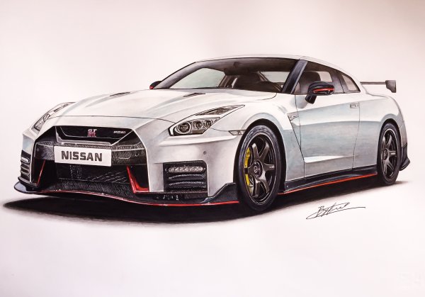 Nissan Skyline GTR 35 карандаш