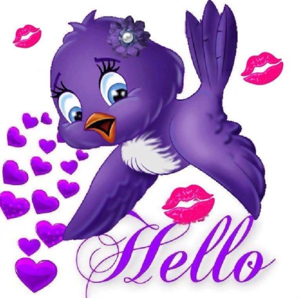 Мультяшный привет