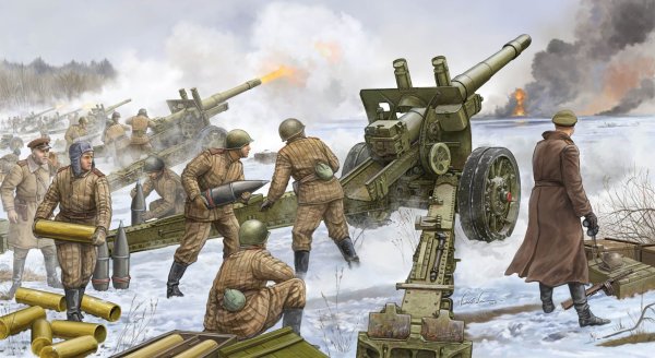 Сборная модель Trumpeter Soviet 152mm Howitzer-Gun m1937 1:35