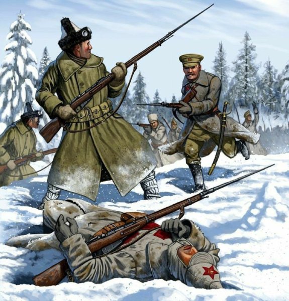 Андрей Каращук иллюстрации Гражданская война в России