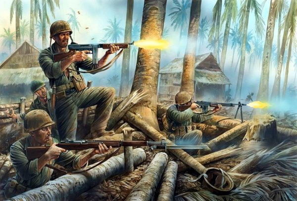 Ww2 война на тихом океане Art бойня