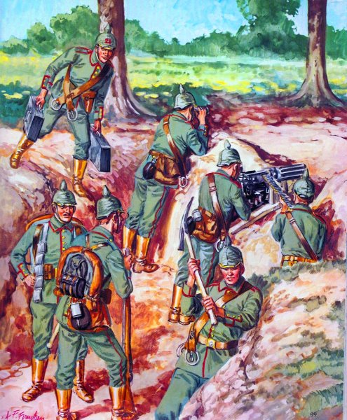 Немецкая пехота ПМВ