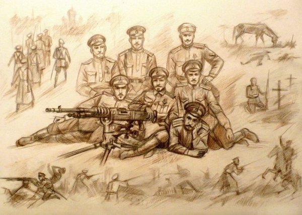 Гражданская война иллюстрации