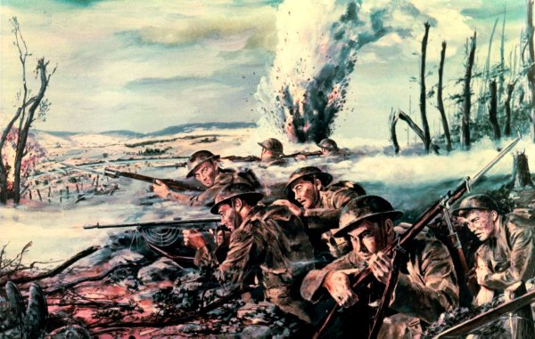 Первая мировая Окопная война арт