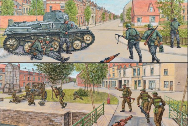 Европа второй мировой рисунок