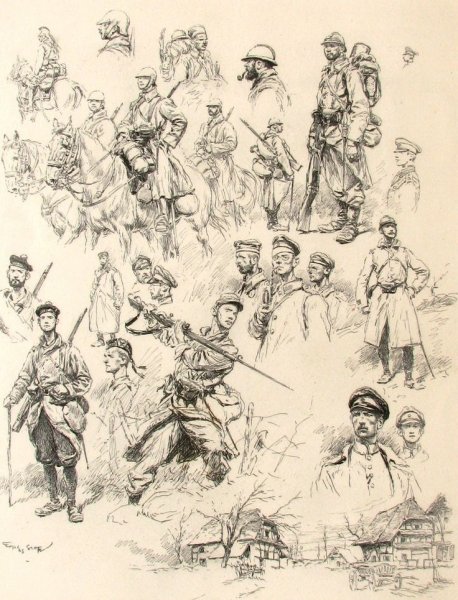 Зарисовки первая мировая война