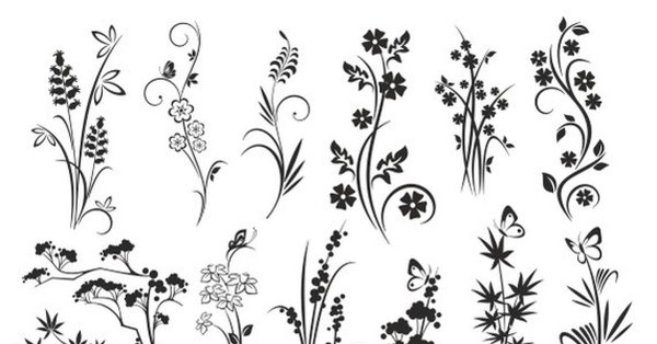 Цветочно растительный орнамент