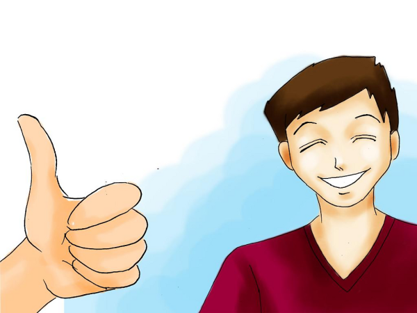 Мужчина мультяшный комплимент