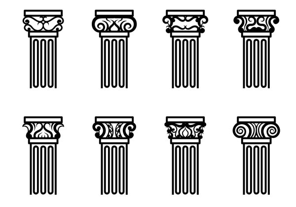 Дорический ионический и Коринфский ордера