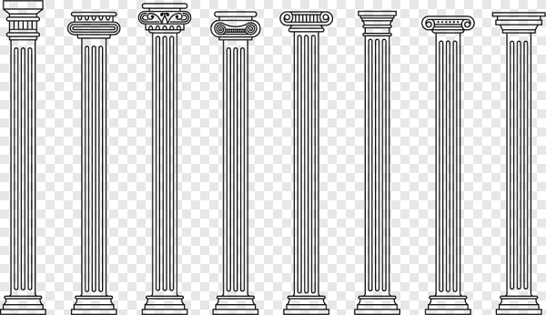 Колонна Греция вектор