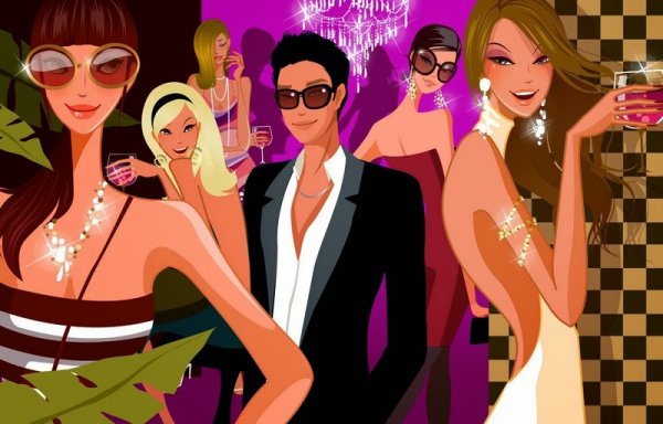 Мультяшная вечеринка