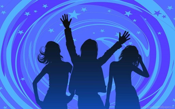 Дискотека фон