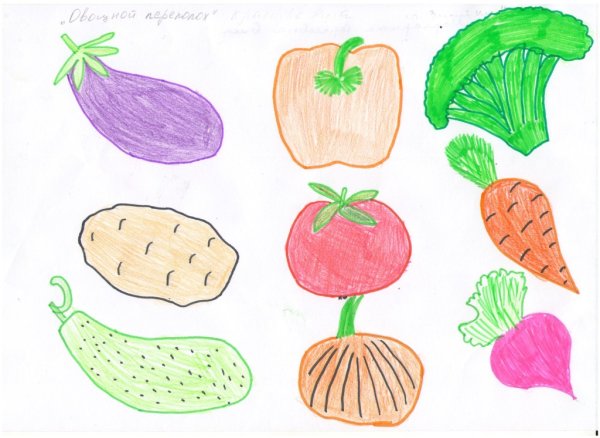Осенняя выставка овощей в детском саду