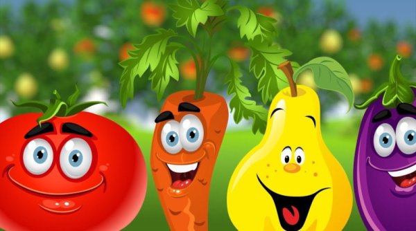 Овощи вместе рисунок