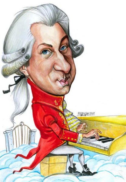 Карикатуры на известных композиторов