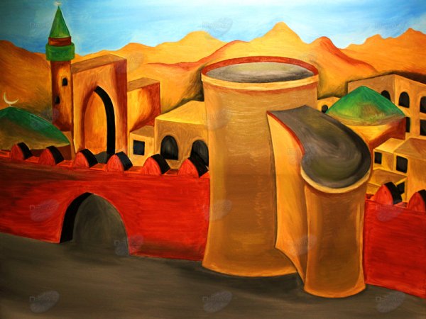 Азербайджан рисунки детей