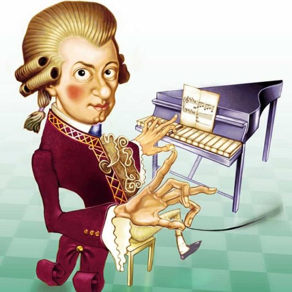 Моцарт дирижирует