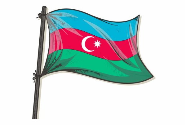 Флаг Азербайджана