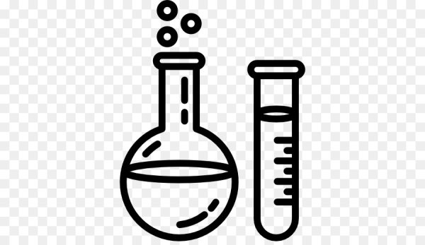 Химические колбы и пробирки