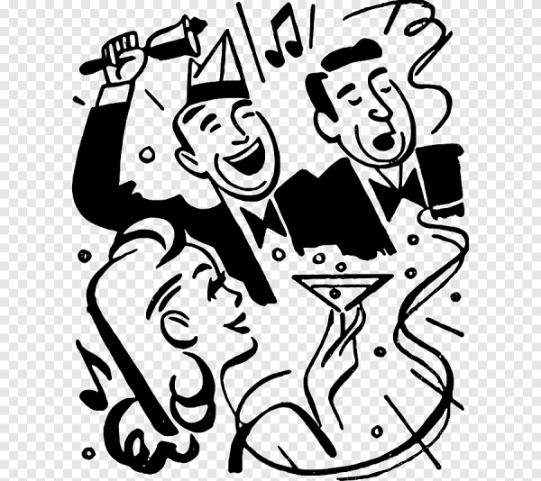 Тусовка иллюстрация