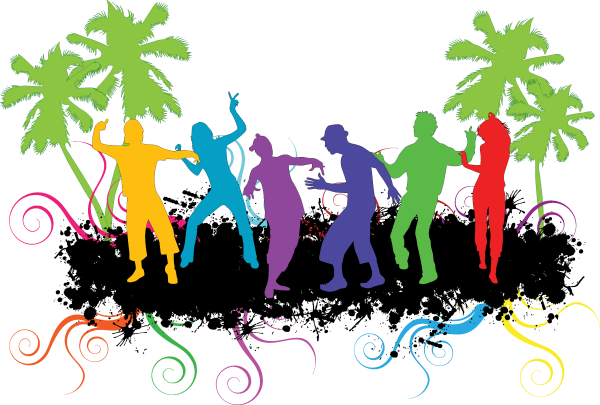 Стиль диско силуэт