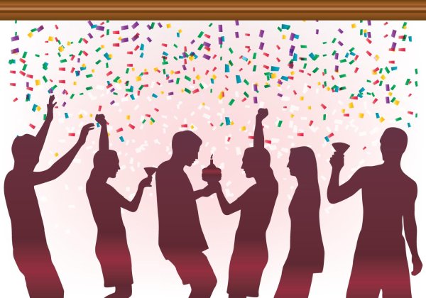 Танцующие люди силуэты