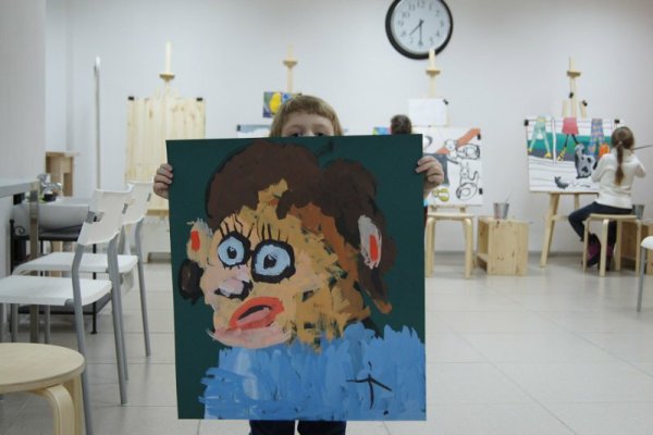 Абстрактная роспись стен