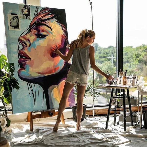 Узор на стену в музыкальном стиле