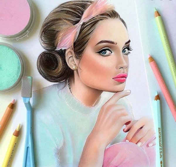 Визаж иллюстрация