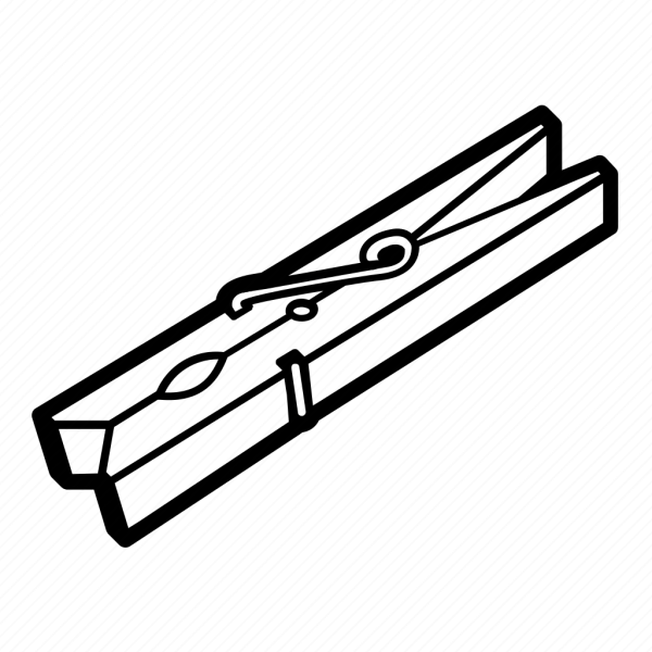 Прищепка нарисованная