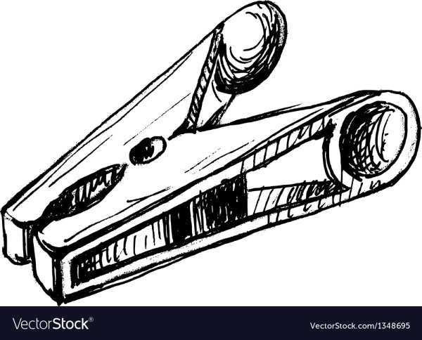 Прищепки раскраска