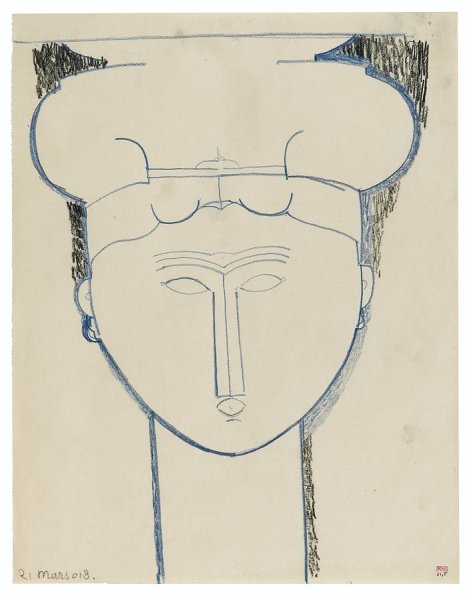 Наброски Амадео Модильяни