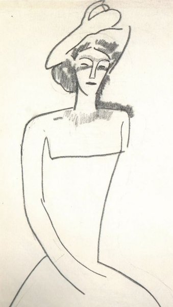 Амедео Модильяни голова женщины