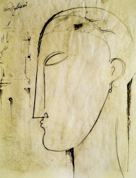 Модильяни Наброски