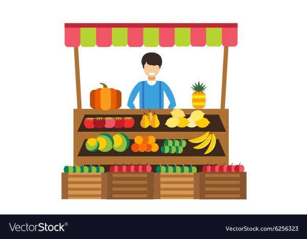 Прилавок иллюстрация