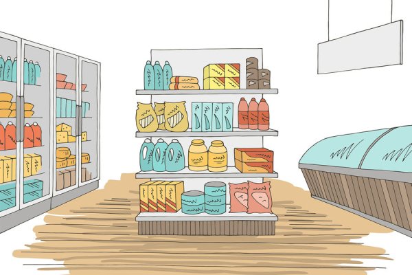 Прилавок с продуктами для детей