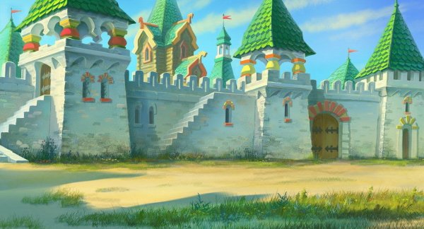 Дворец Шамаханская царица три богатыря